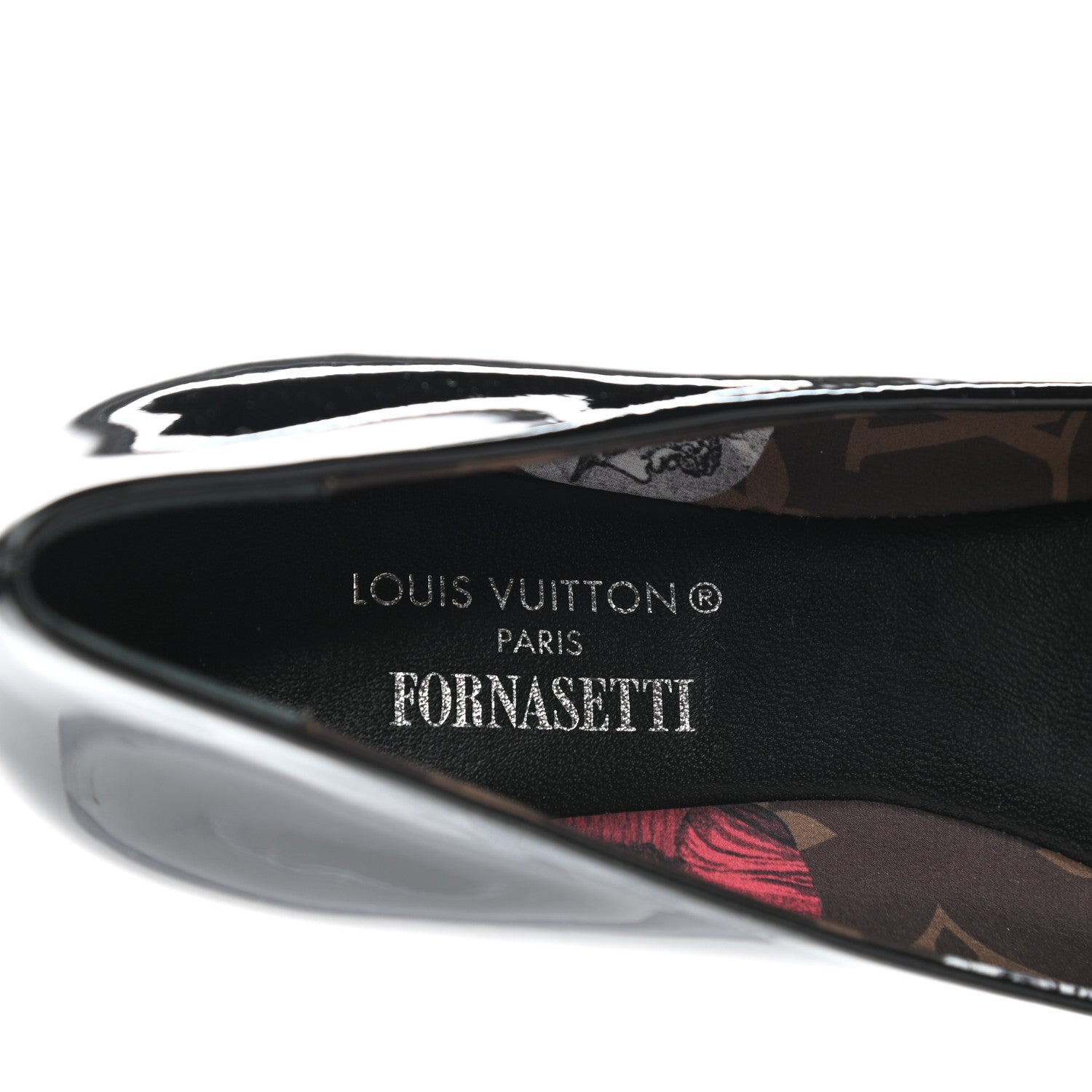 Louis Vuitton Patent Monogram Nylon Bow Popi Ballerina Flats 35 Black 7 of 9