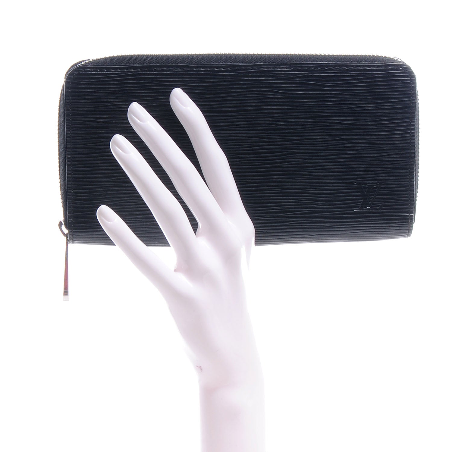 Louis Vuitton Epi Leather Zippy Wallet Black 2 of 8