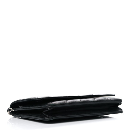 Chanel Lambskin Quilted Wallet On Chain WOC Black 4 of 18