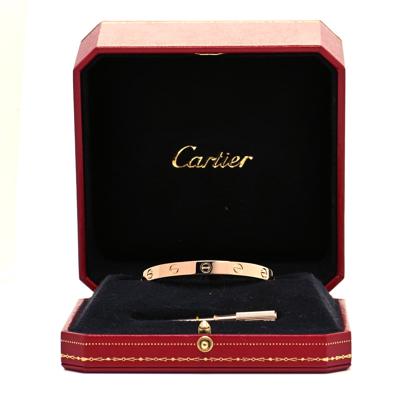 Cartier 18K Pink Gold LOVE Bracelet 16 7 of 7