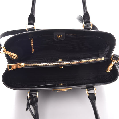 Prada Saffiano Lux Medium Tote Nero Black 6 of 11
