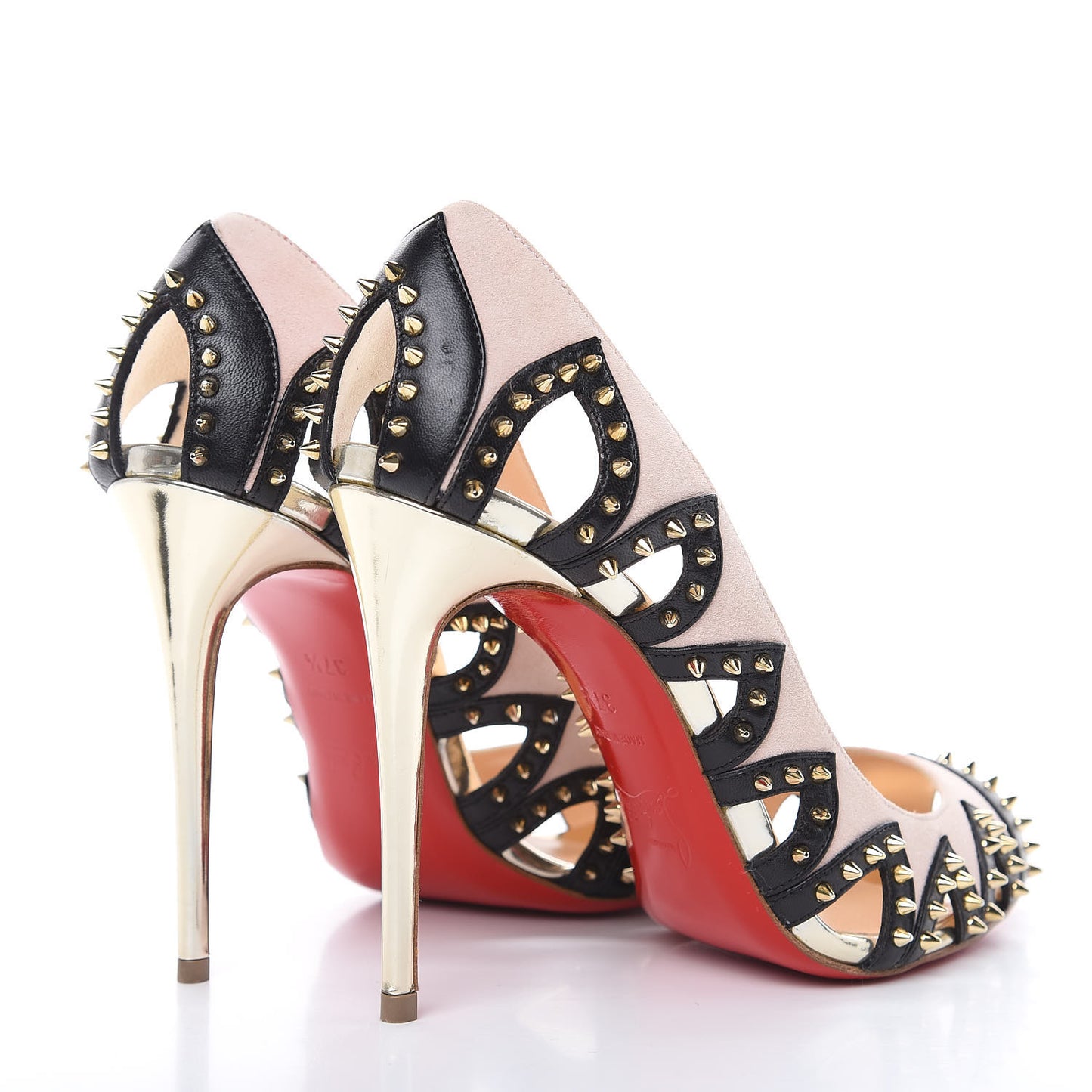 Kid Suede Specchio Spiked Circus City 100 Pumps 37.5 Ballerina