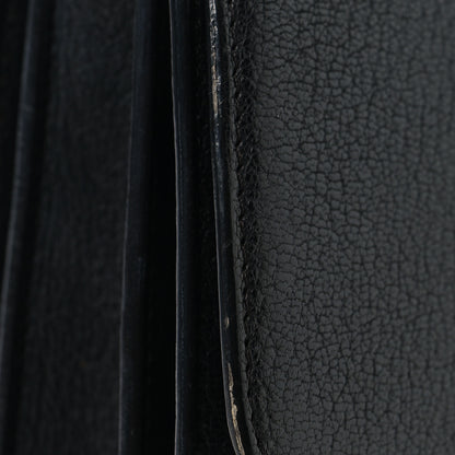 Celine Goatskin Medium Classic Box Flap Bag Black 11 of 15