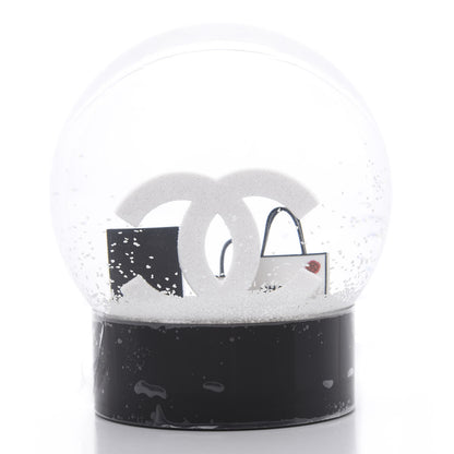 Chanel Glass CC Shopping Bag Snow Globe 2 of 6