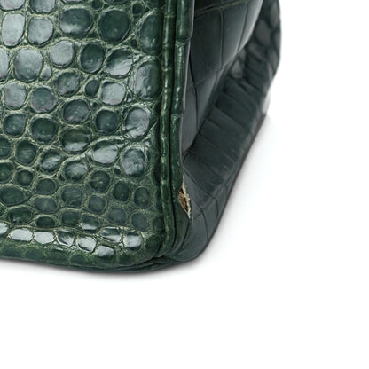 Hermes Matte Porosus Crocodile Birkin 35 34 of 35
