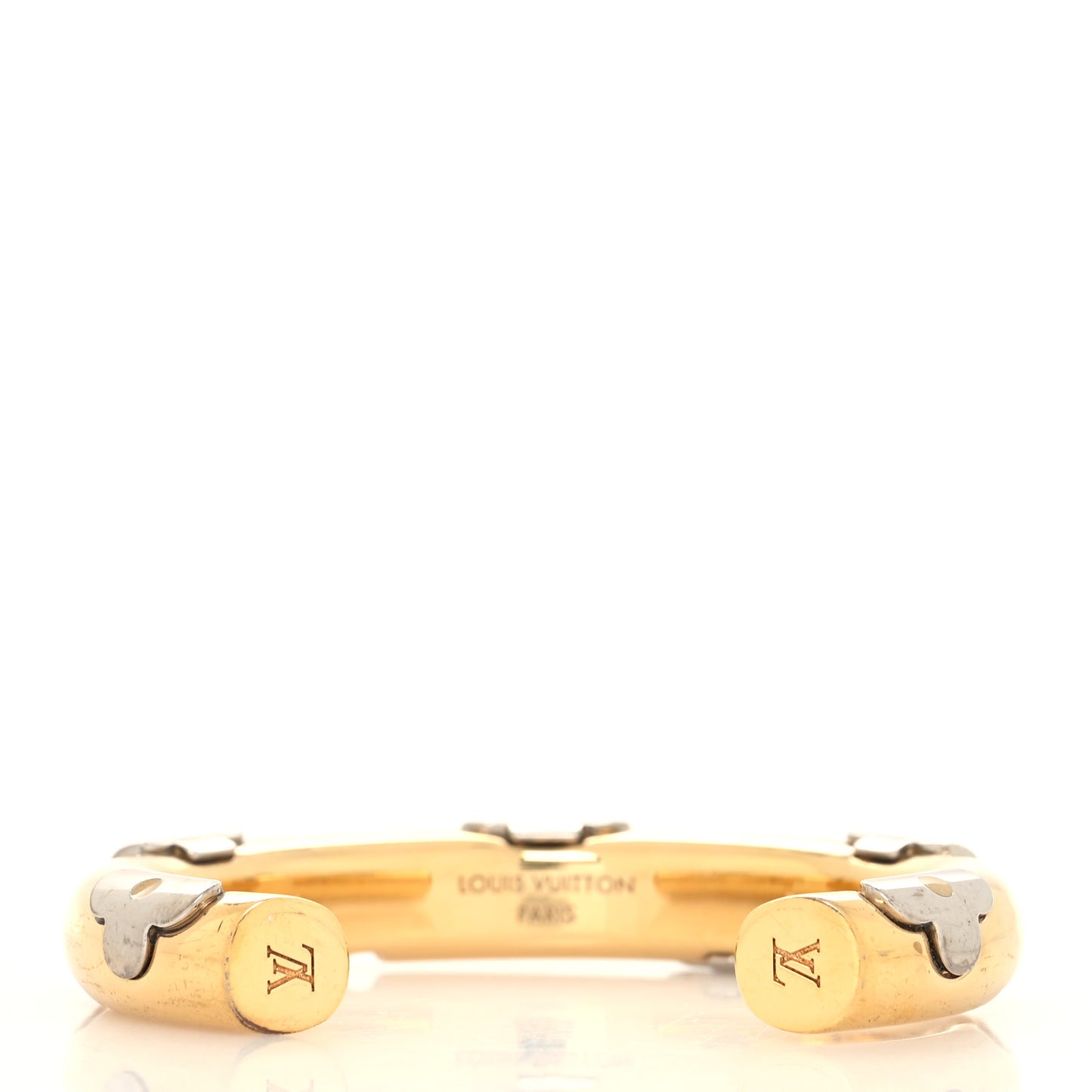 Metal Daily Monogram Bracelet M Gold