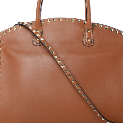 Valentino Garavani Vitello Rockstud Dome Shopper Light Cuir 8 of 16