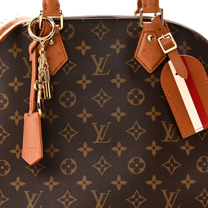 Louis Vuitton Monogram Ostrich Alma Soft Celebration MM 7 of 9