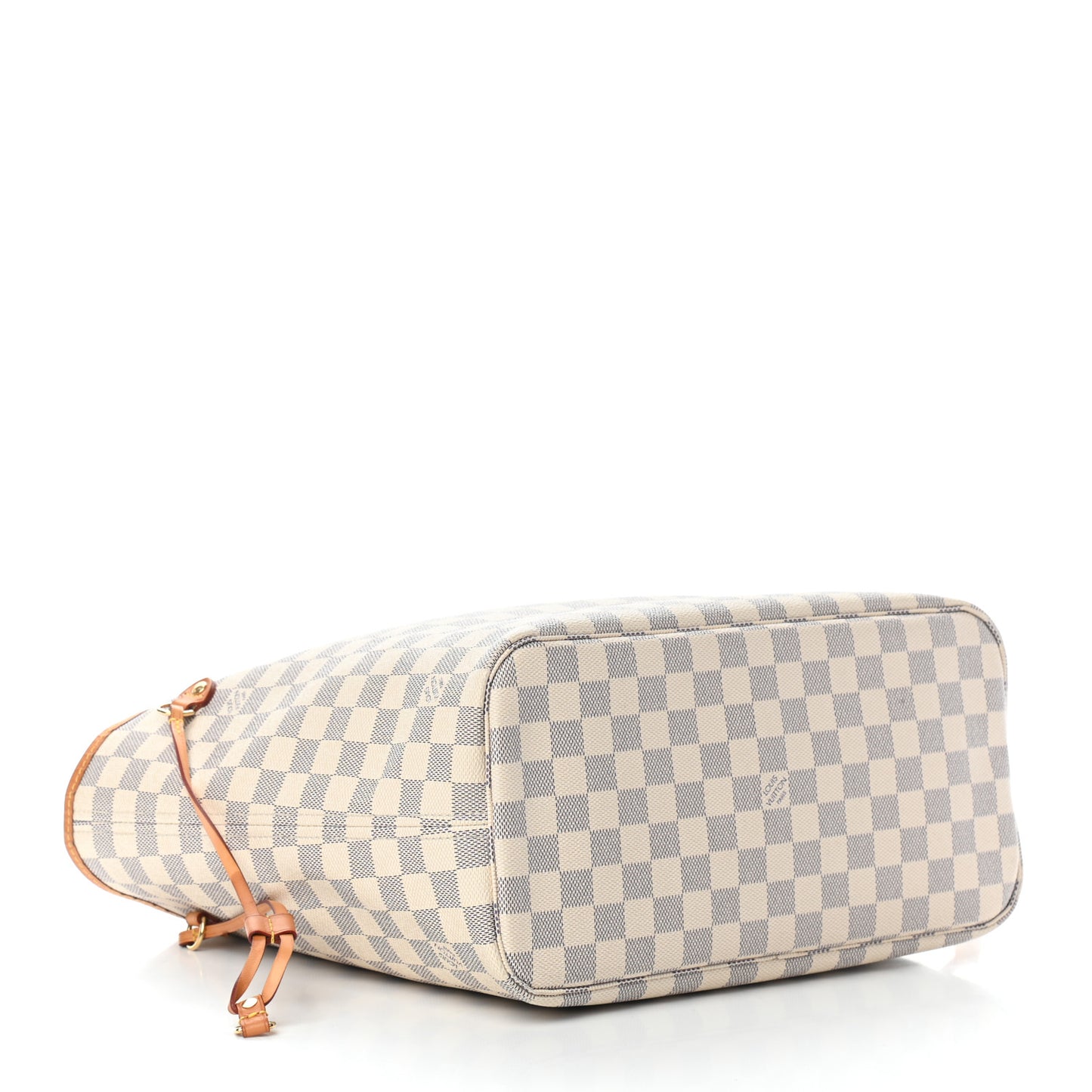 Damier Azur Neo Neverfull MM Rose Ballerine