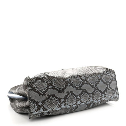 Gucci Snakeskin Medium Jackie Top Handle Bag Aquamarine 4 of 11
