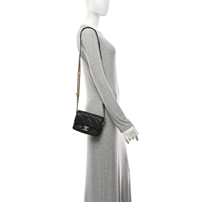 Chanel Caviar Quilted Mini Twist Your Buttons Flap Black 2 of 10