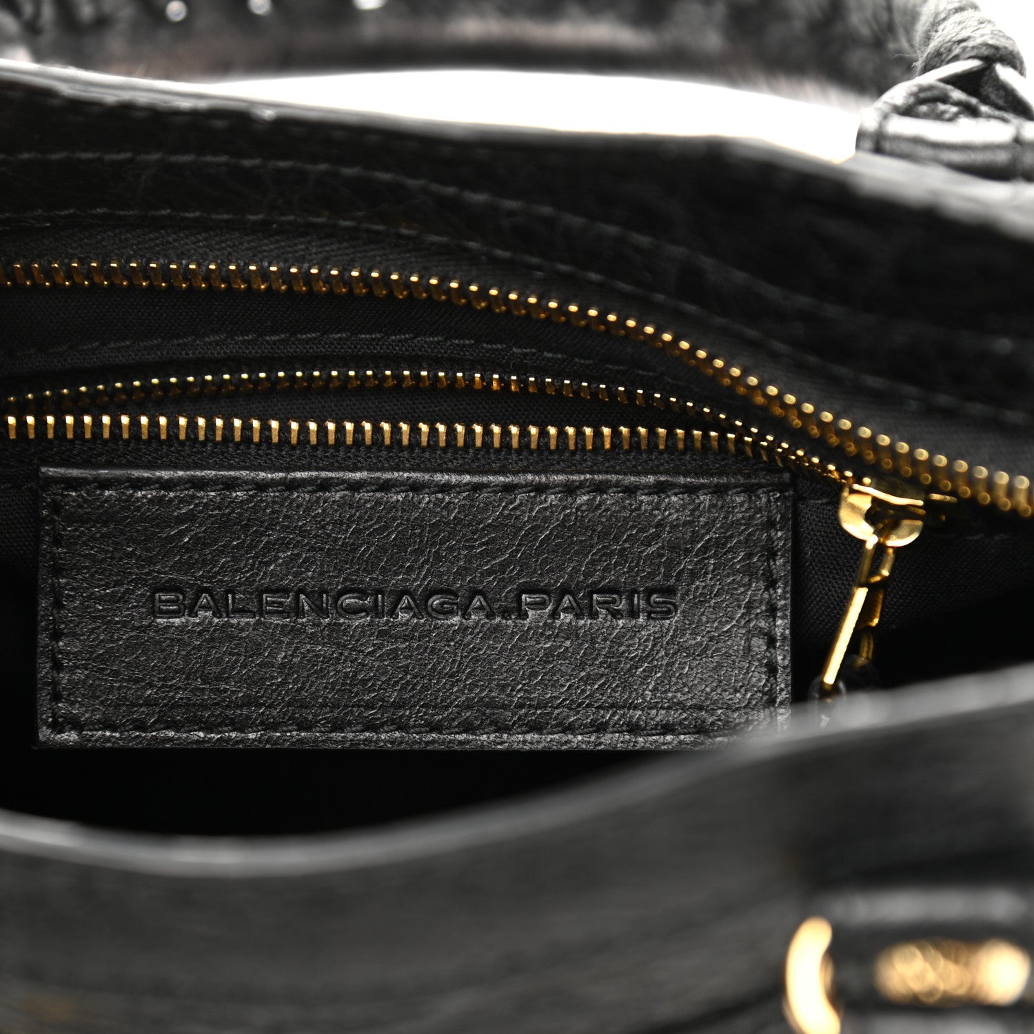 Balenciaga Agneau Giant 12 Gold Hardware Mini City Black 6 of 10