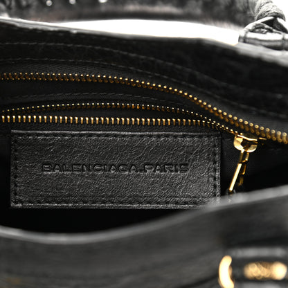 Balenciaga Agneau Giant 12 Gold Hardware Mini City Black 6 of 10