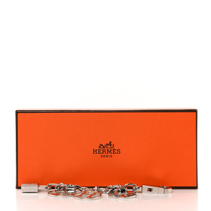 Hermes Palladium Breloque Bag Charm Silver 4 of 4