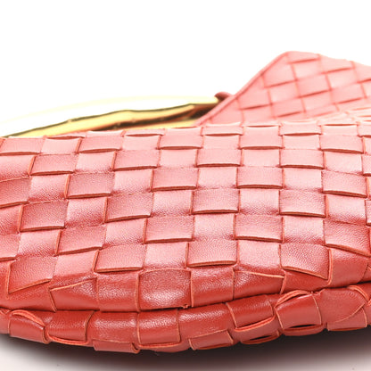 Bottega Veneta Nappa Intrecciato Sardine Bag Red 8 of 9