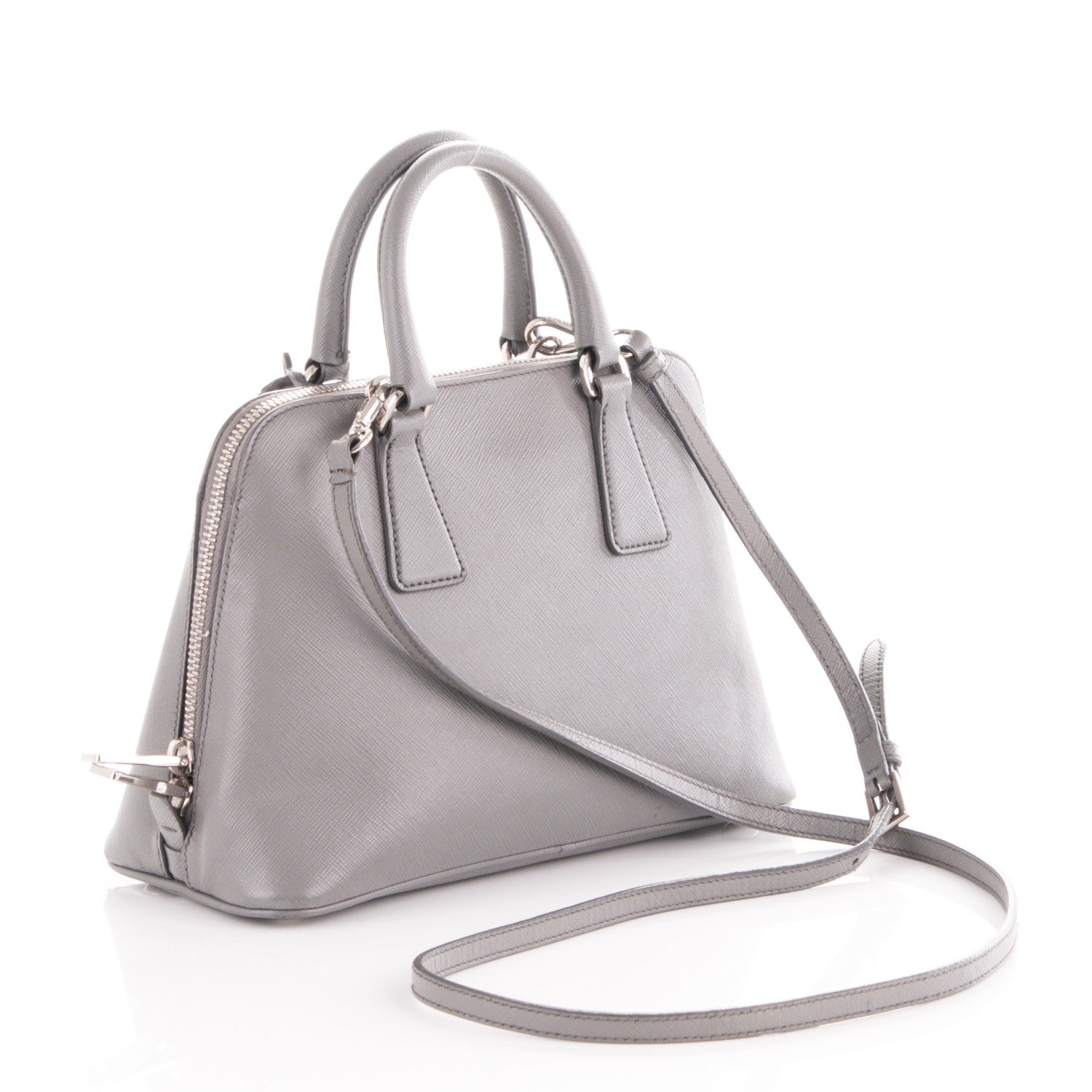 Prada Saffiano Lux Small Promenade Tote Marmo 2 of 6