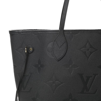 Louis Vuitton Empreinte Monogram Giant Neverfull MM Black 7 of 9