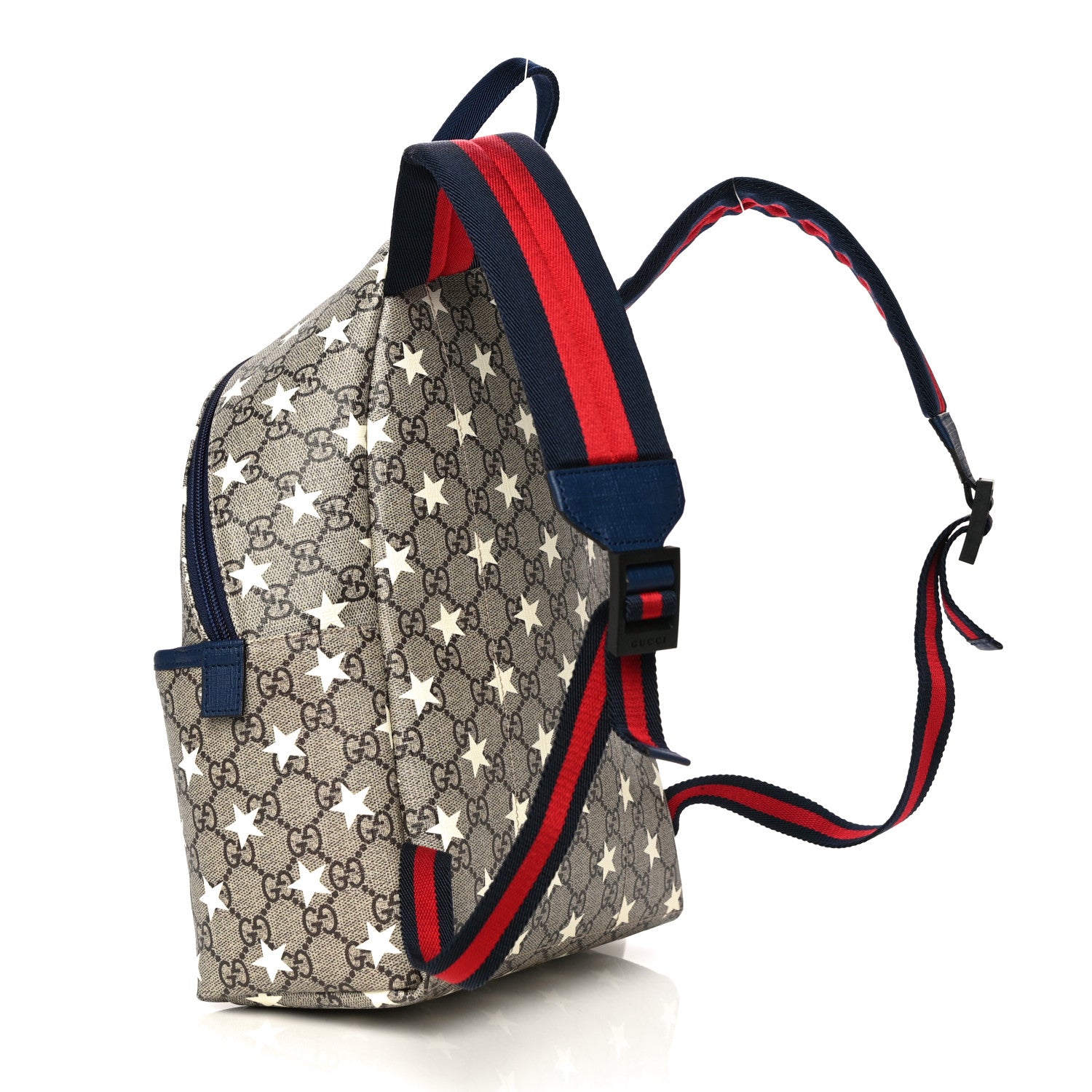 Gucci GG Supreme Monogram Stars Childrens Backpack Beige Ebony Yellow Royal 2 of 10