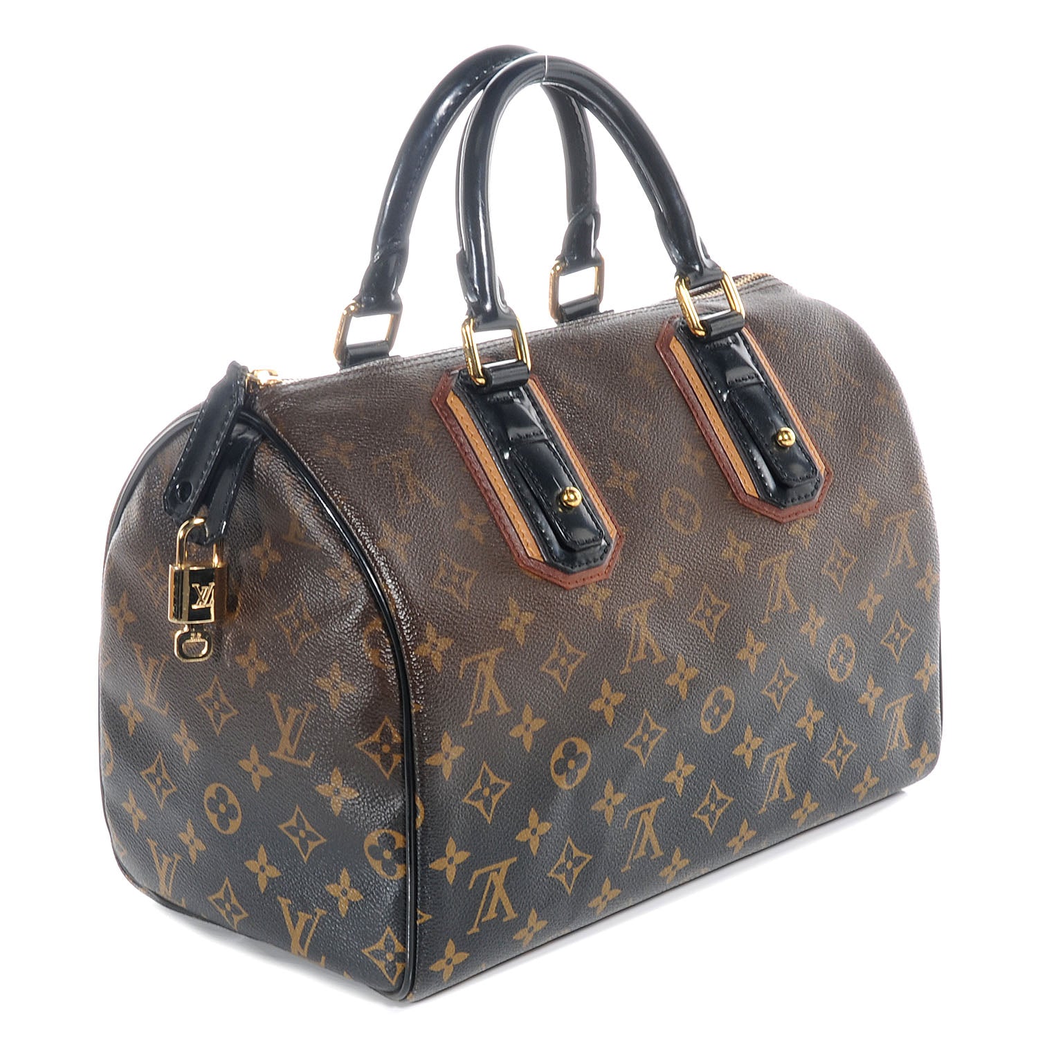 Louis Vuitton Monogram Mirage Speedy 30 Black 3 of 8