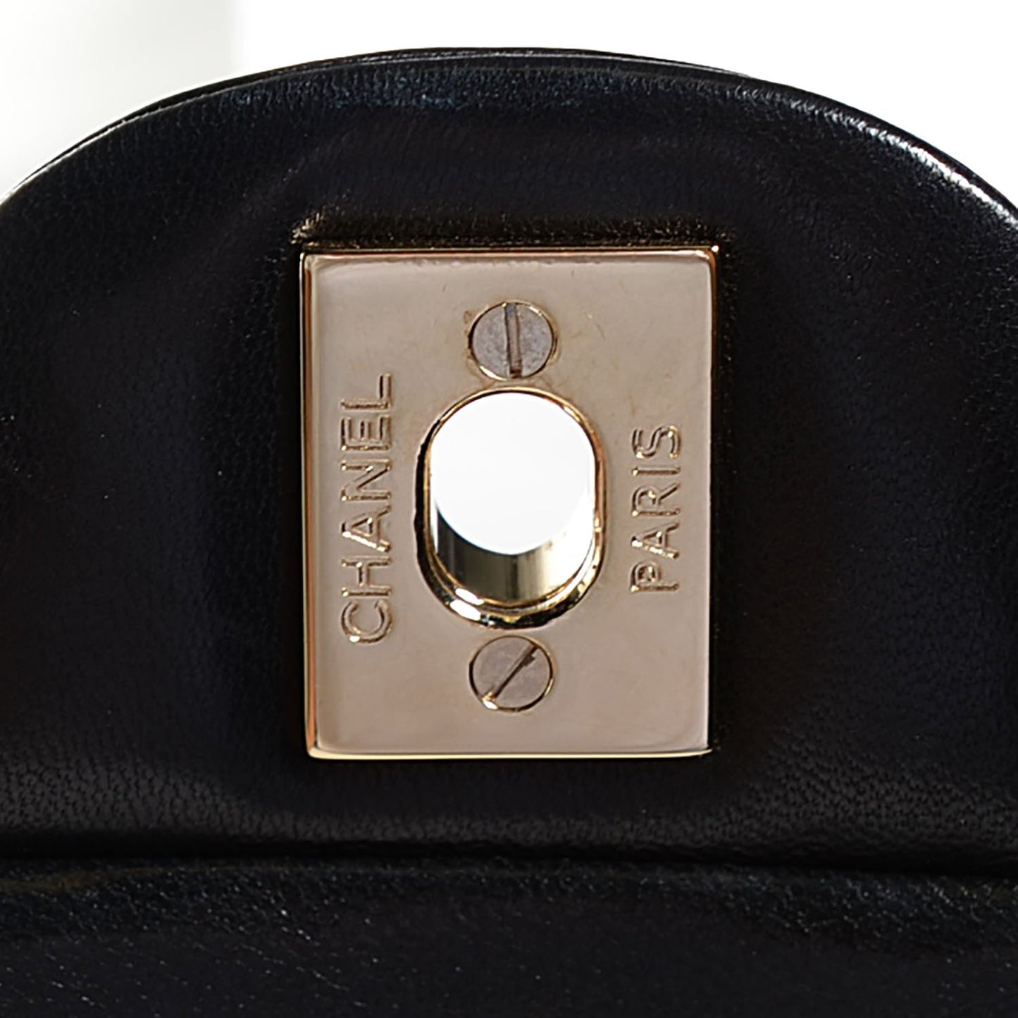 Lambskin Quilted Valentine Charms Medium Single Flap Black