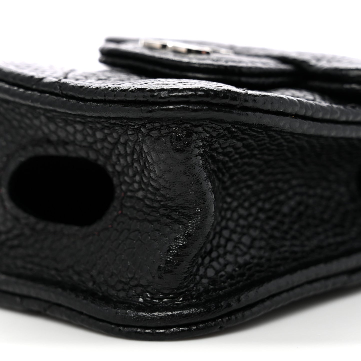 Caviar Quilted Airpods Pro Case Black