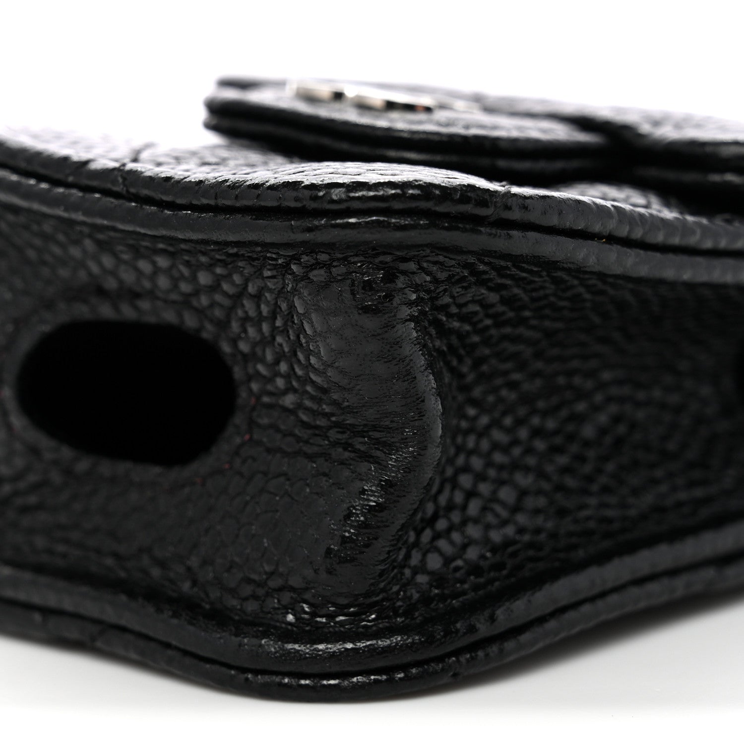 Chanel Caviar Quilted Airpods Pro Case Black 10 of 11