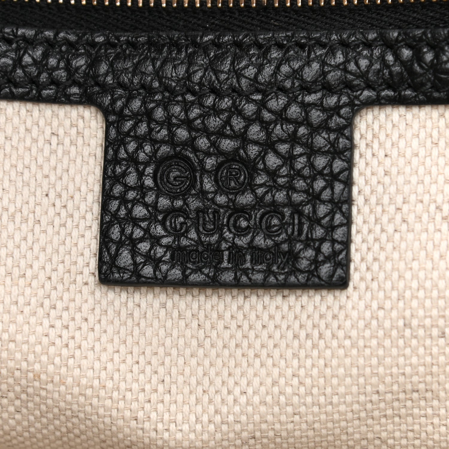 Gucci Pebbled Calfskin Medium Soho Chain Shoulder Bag Black 6 of 10