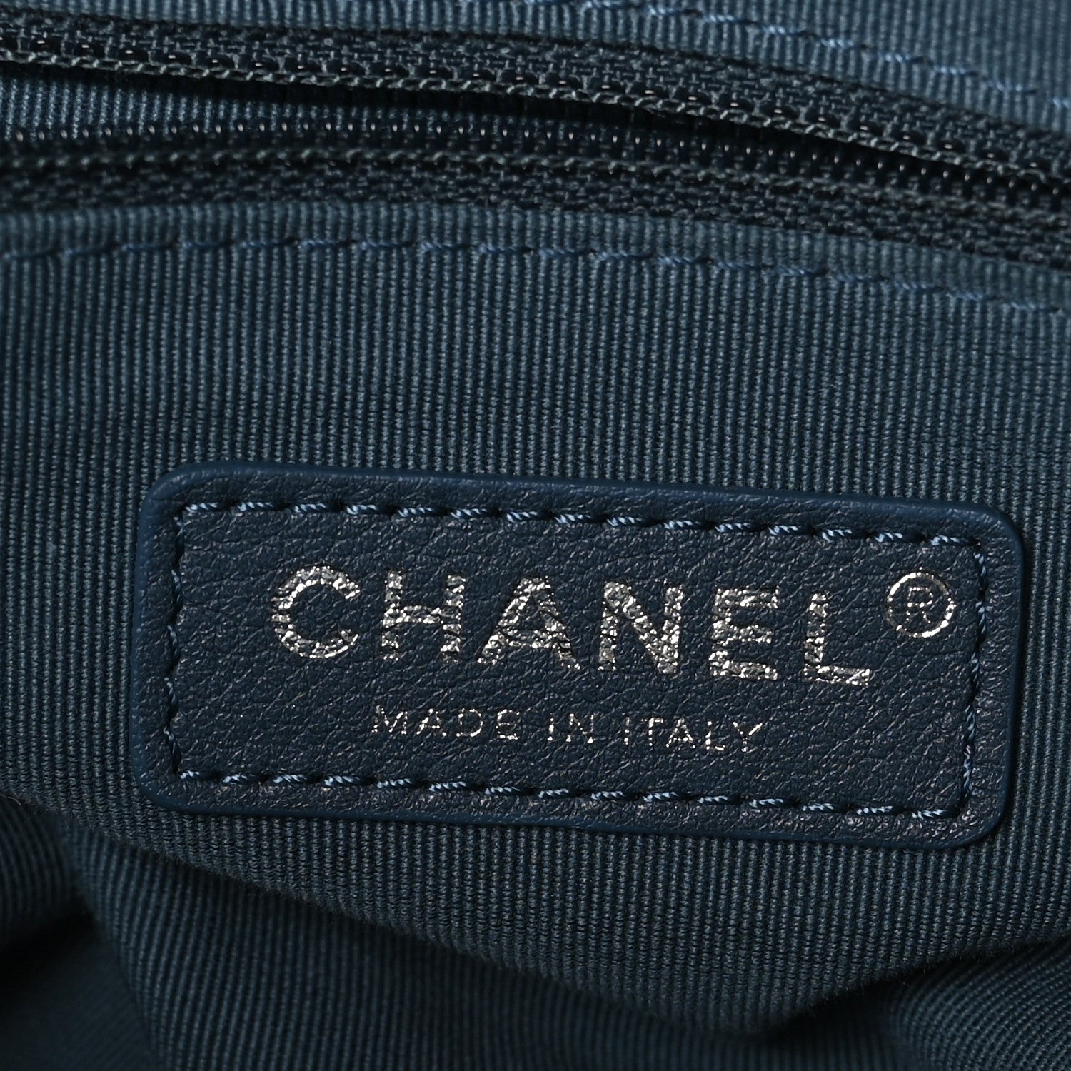 Chanel Denim Small Deauville Tote Light Blue 8 of 11