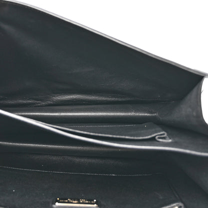Salvatore Ferragamo Patent Jody Shoulder Bag Black 9 of 19