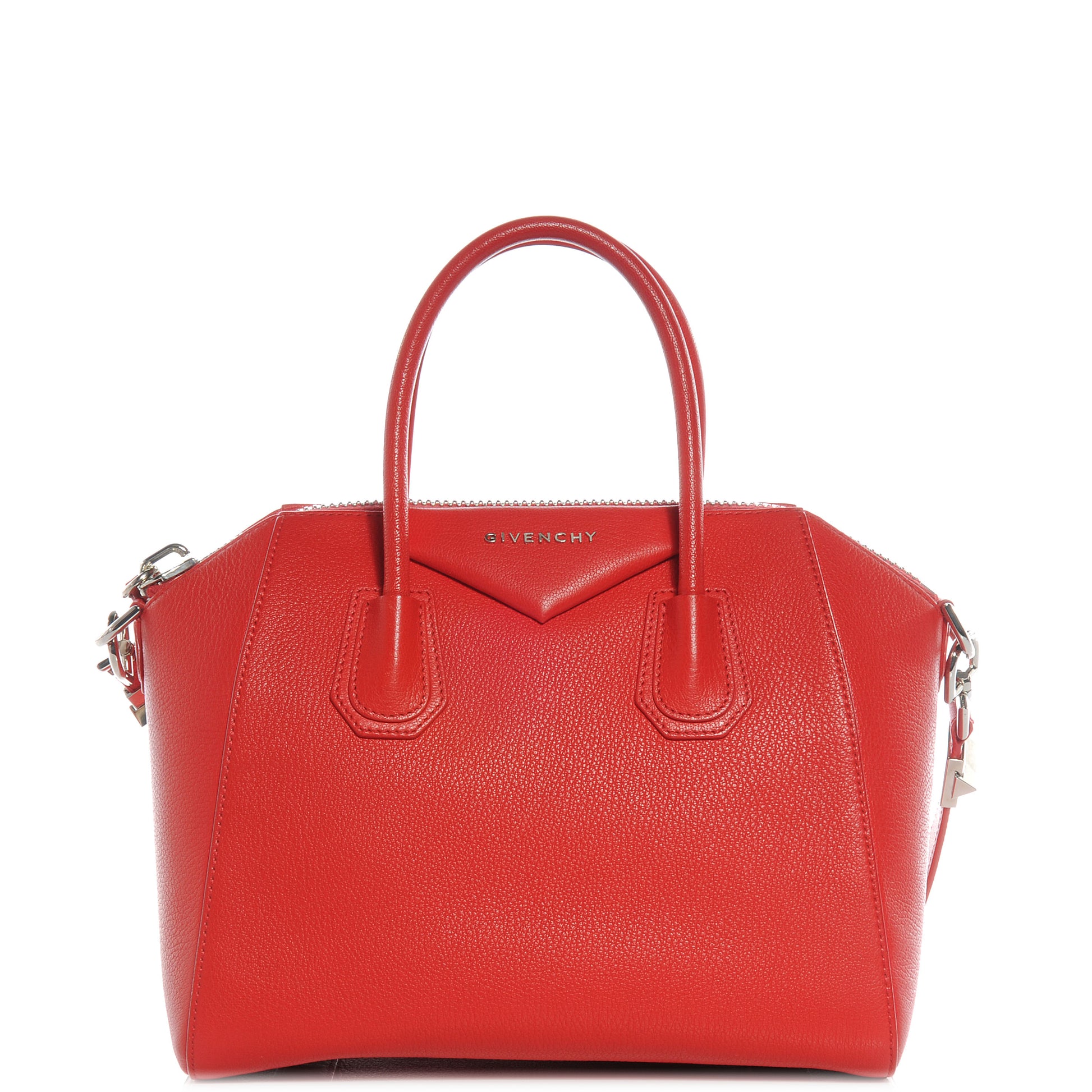 Givenchy Grained Goatskin Small Antigona Red 1 of 7