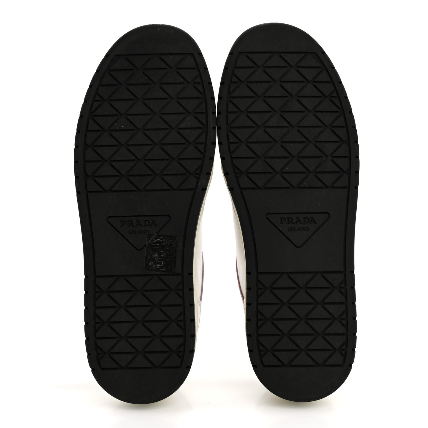 Vitello Sport Spazzolato Rois Rubber Triangle Logo Perforated Womens District Low Top 30mm Sneakers 36 White Alabastro