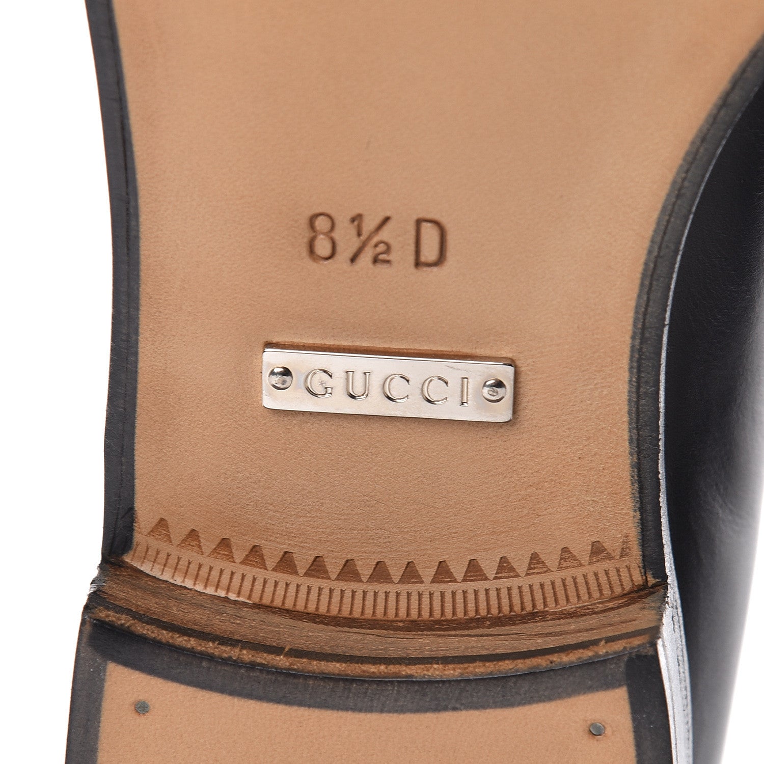 Gucci Calfskin Mens 1953 Horsebit Loafers 8.5 Black 6 of 16