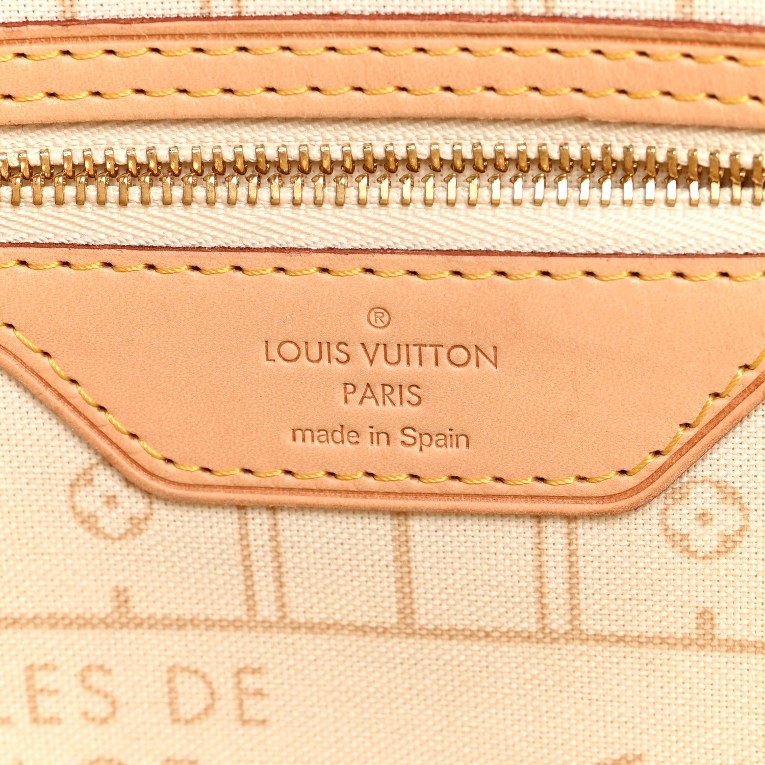 Louis Vuitton Damier Azur Neverfull MM 6 of 9