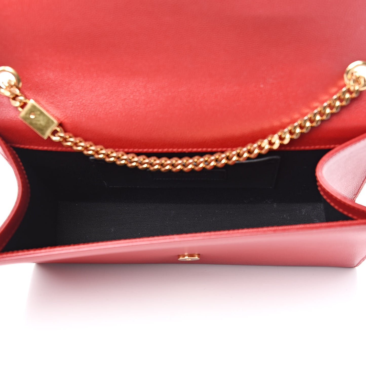 Grain De Poudre Medium Monogram Kate Satchel Red