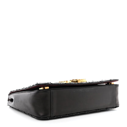 Marc Jacobs Lambskin Quilted Double Stitched The St Marc Trouble Shoulder Bag Black 4 of 11
