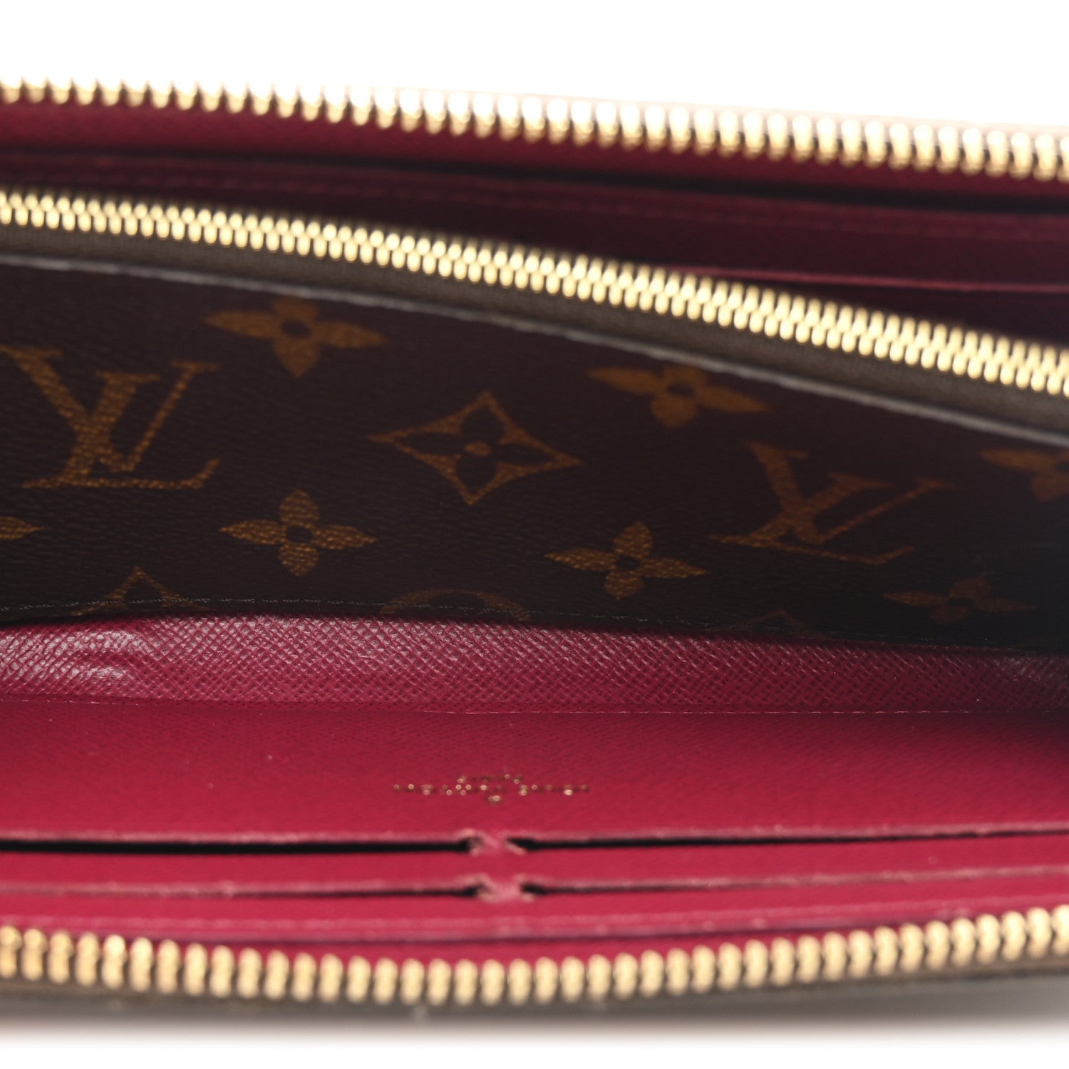 Louis Vuitton Monogram Clemence Wallet Fuchsia 6 of 10