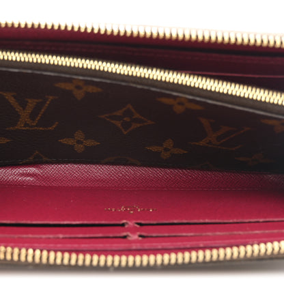 Louis Vuitton Monogram Clemence Wallet Fuchsia 6 of 10