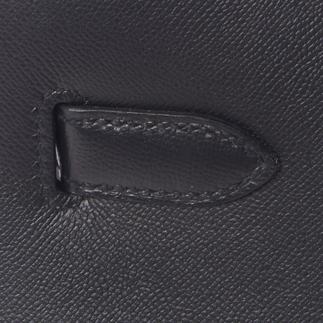 Hermes Madame Calfskin Birkin Sellier 30 Black 12 of 32