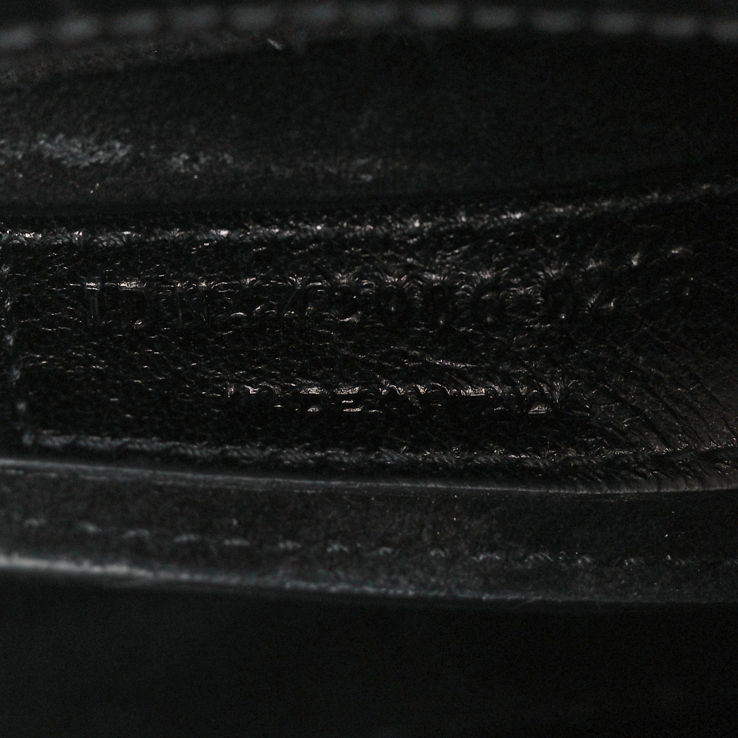 Calfskin Crocodile Embossed Medium Monochrome Monogram Sunset Black