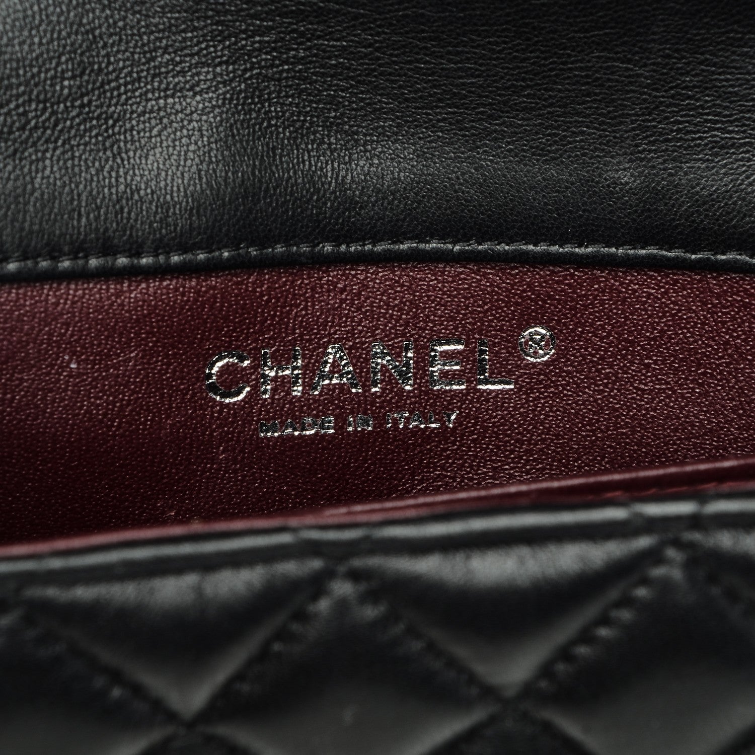 Chanel Lambskin Quilted Extra Mini Flap Black 6 of 7
