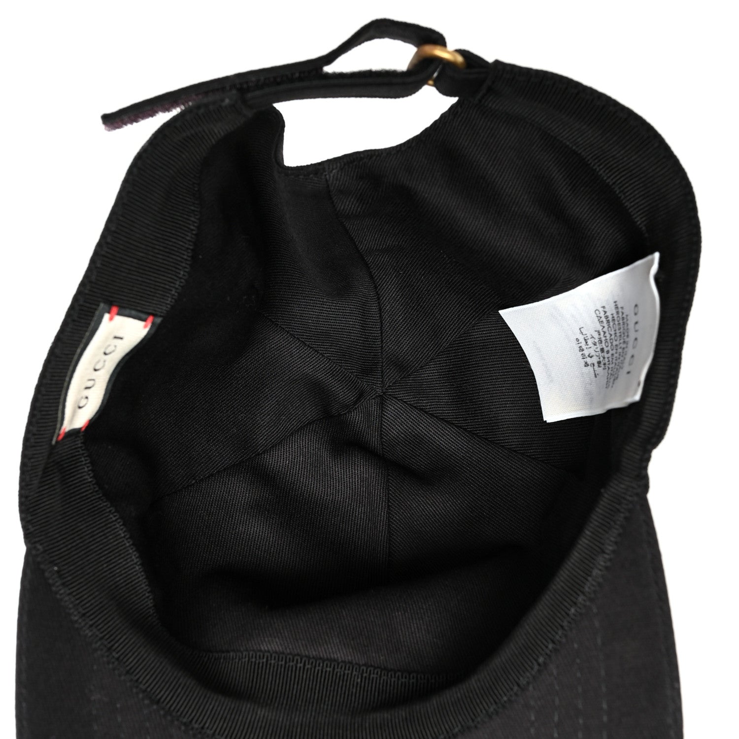 Gucci Cotton Loved Gucci Baseball Hat S Black 7 of 12