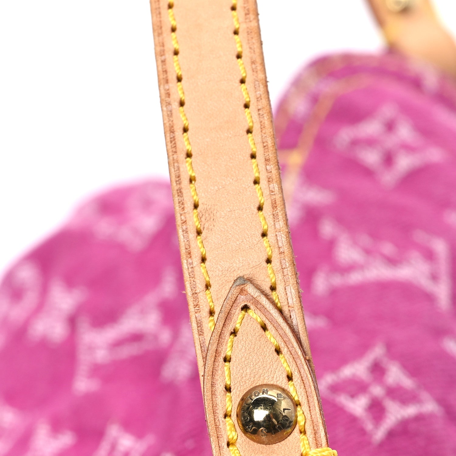 Louis Vuitton Monogram Denim Mini Pleaty Fuchsia 10 of 10