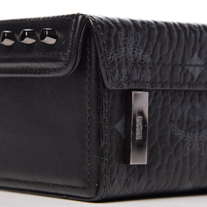 MCM Visetos Small Berlin Crossbody Black 8 of 10