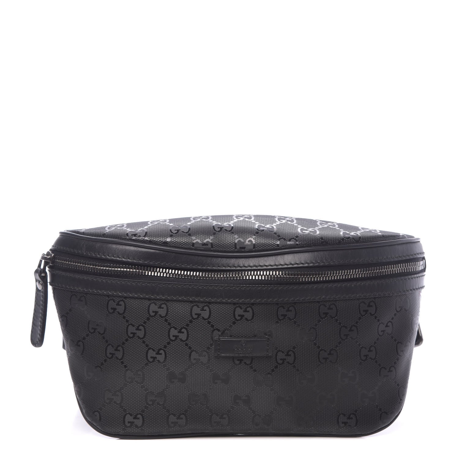 Gucci Imprime Monogram Belt Bag Black 1 of 10