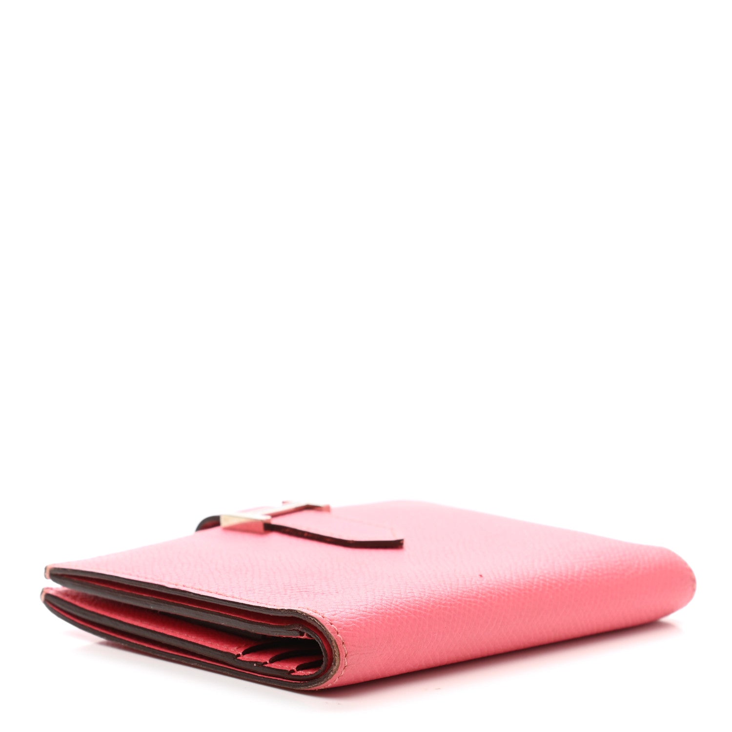 Hermes Epsom Bearn Compact Wallet Rose Azalee 4 of 16