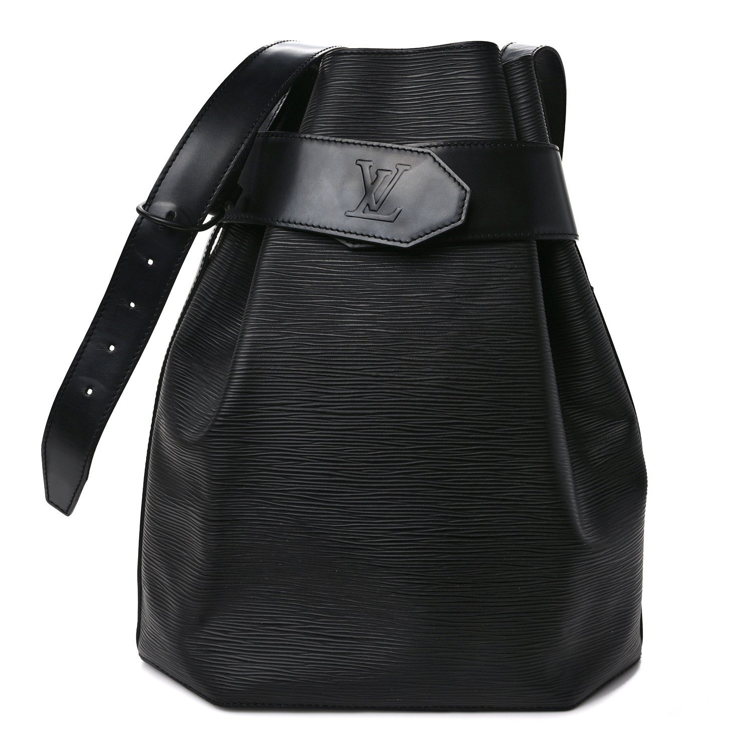 Louis Vuitton Epi Sac D'Epaule GM Black 1 of 12