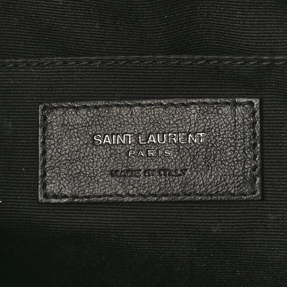 Saint Laurent Calfskin Matelasse Monogram Lou Camera Bag Asphalt 6 of 8