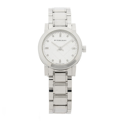 Burberry Stainless Steel Diamond 27mm Heritage Quartz Watch BU9213 1 of 4