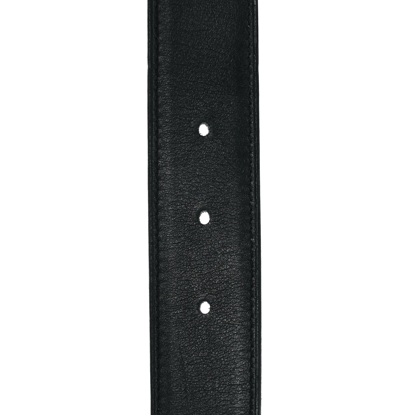 Swift Epsom 24mm Mini H Belt 90 Black Etoupe