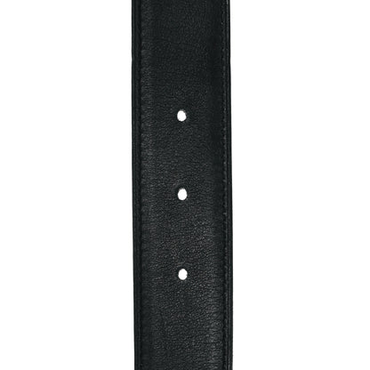 Hermes Swift Epsom 24mm Mini H Belt 90 Black Etoupe 5 of 6